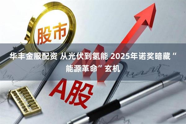 华丰金服配资 从光伏到氢能 2025年诺奖暗藏“能源革命”玄机
